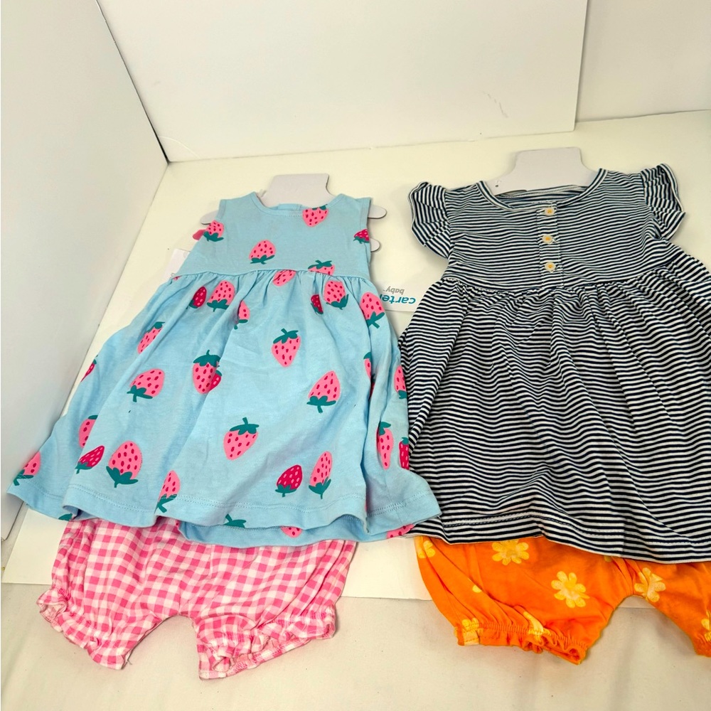 4pc 12 month dress and romper bundle , NWT *k8